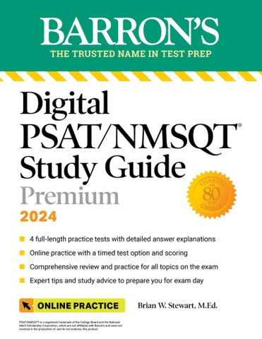 Digital PSAT/NMSQT Study Guide Premium, 2024 (mục lục không có số trang)