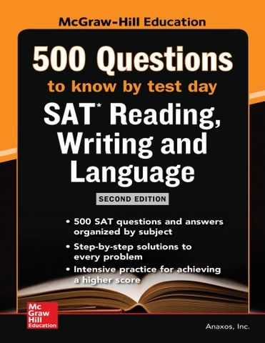 500 SAT Reading, Writing and Language Questions to Know by Test Day, 2nd Edition