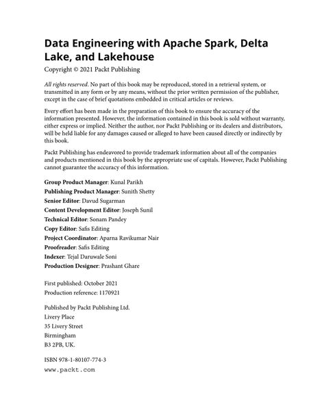 Data Engineering with Apache Spark, Delta Lake, and Lakehouse: Create ...