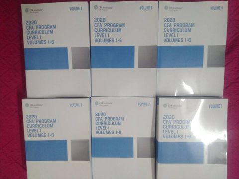 CFA Program Curriculum 2020 Level I Volumes 1-6 Box Set, 1st Edition