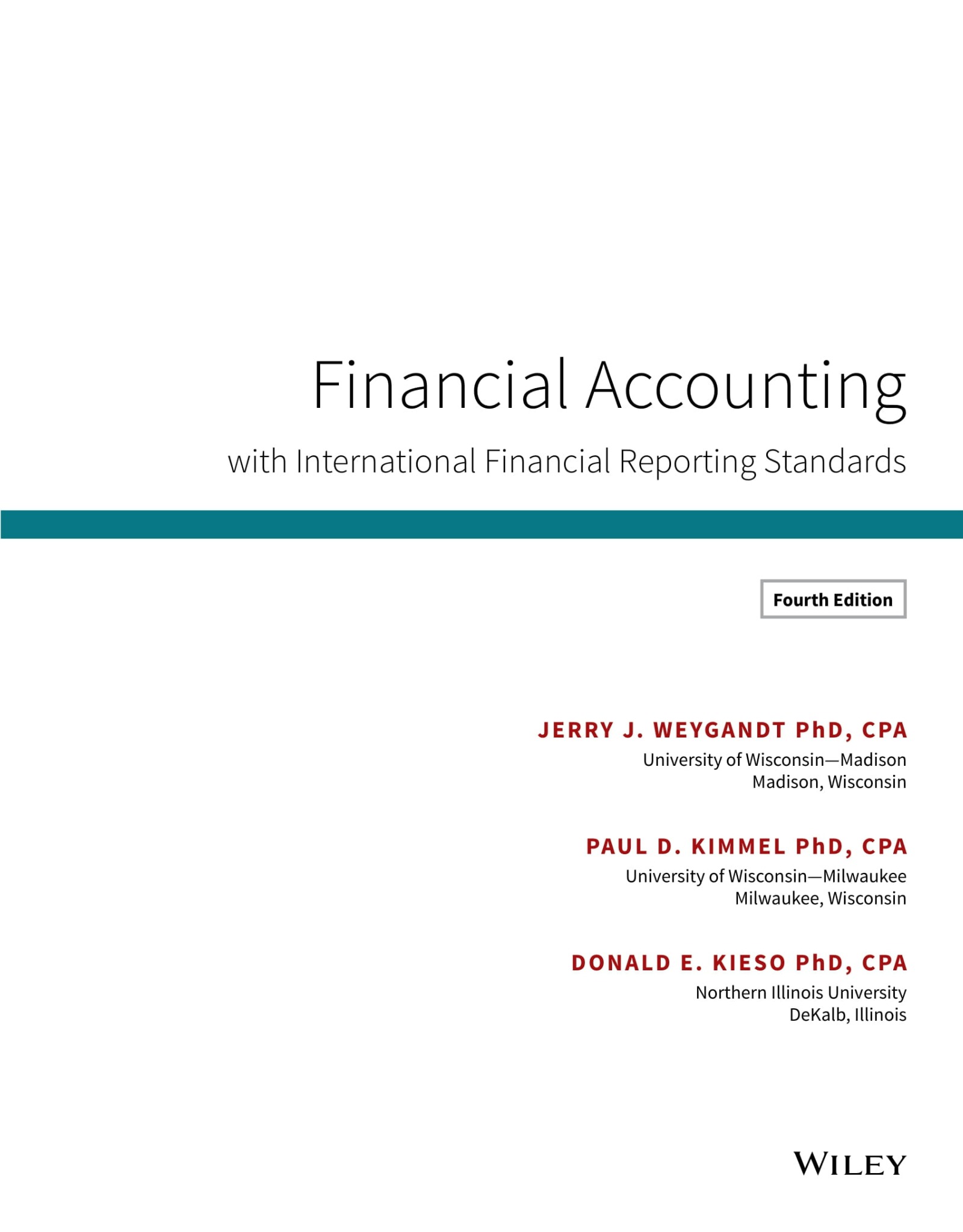 Financial Accounting with International Financial Reporting