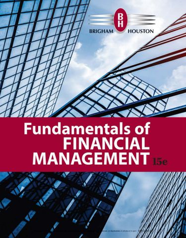 Fundamentals of Financial Management 15th Edition