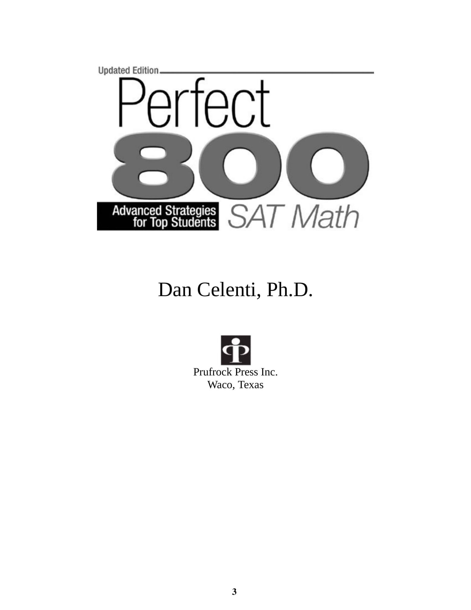 Perfect 800 SAT Math – E-books Max30