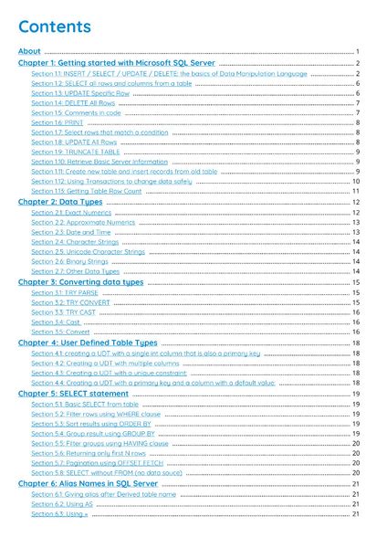 Microsoft SQL Server Notes for Professionals – E-books Max30
