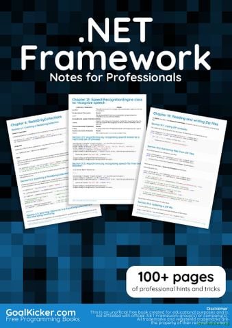 .NET Framework Notes for Professionals