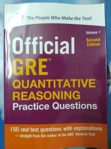 Official GRE Quantitative Reasoning Practice Questions, Second Edition, Volume 1