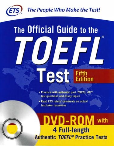 The Official Guide to the TOEFL Test, 5th Edition - Printed in black & white (audios sent via email)