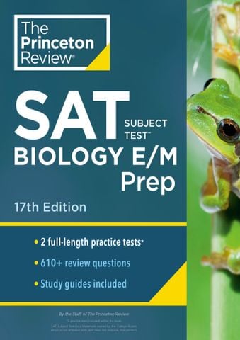 Princeton Review SAT Subject Test Biology E/M Prep, 17th Edition