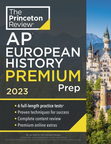 Princeton Review AP European History Premium Prep, 2023 (mục lục không có số trang)