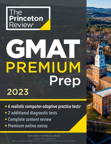 Princeton Review GMAT Premium Prep, 2023 (mục lục không có số trang)