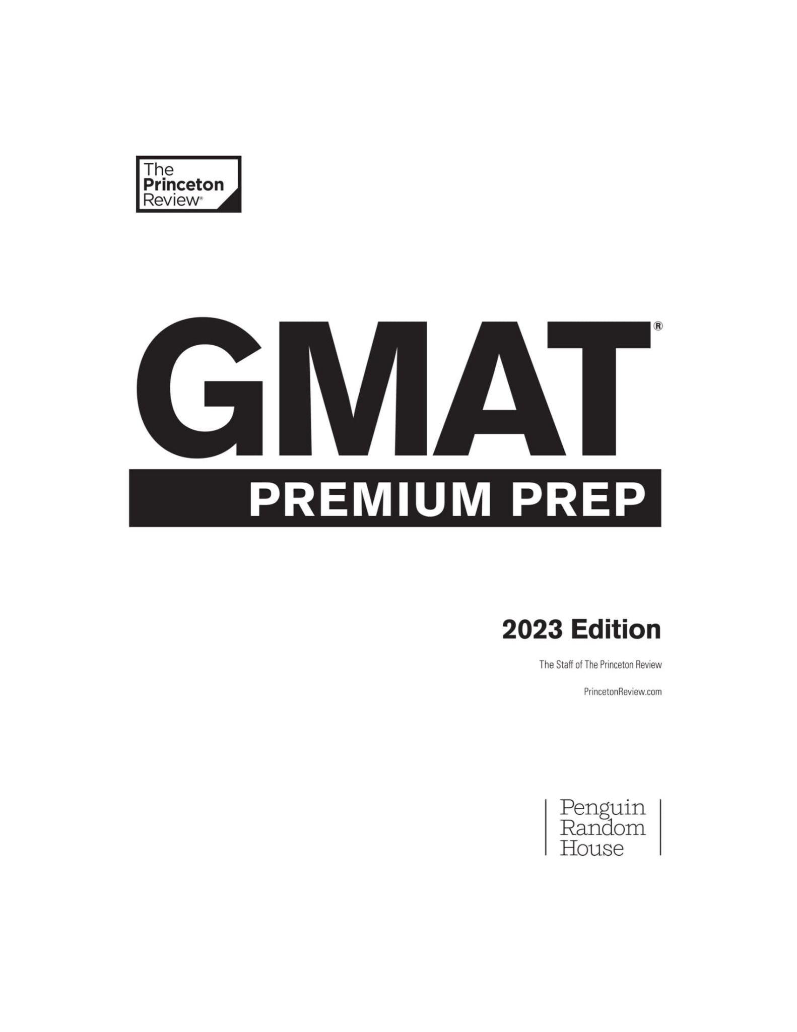 Princeton Review GMAT Premium Prep, 2023 Ebooks Max30