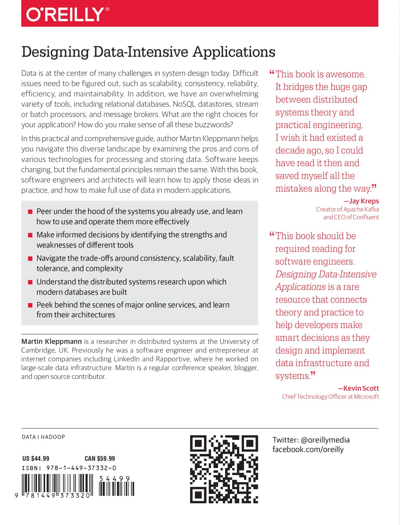 Designing Data-Intensive Applications: The Big Ideas Behind Reliable ...