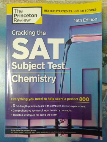Cracking the SAT Subject Test in Chemistry, 16th Edition