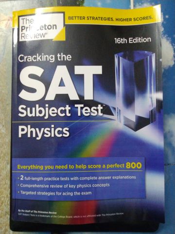 Cracking the SAT Subject Test in Physics, 16th Edition