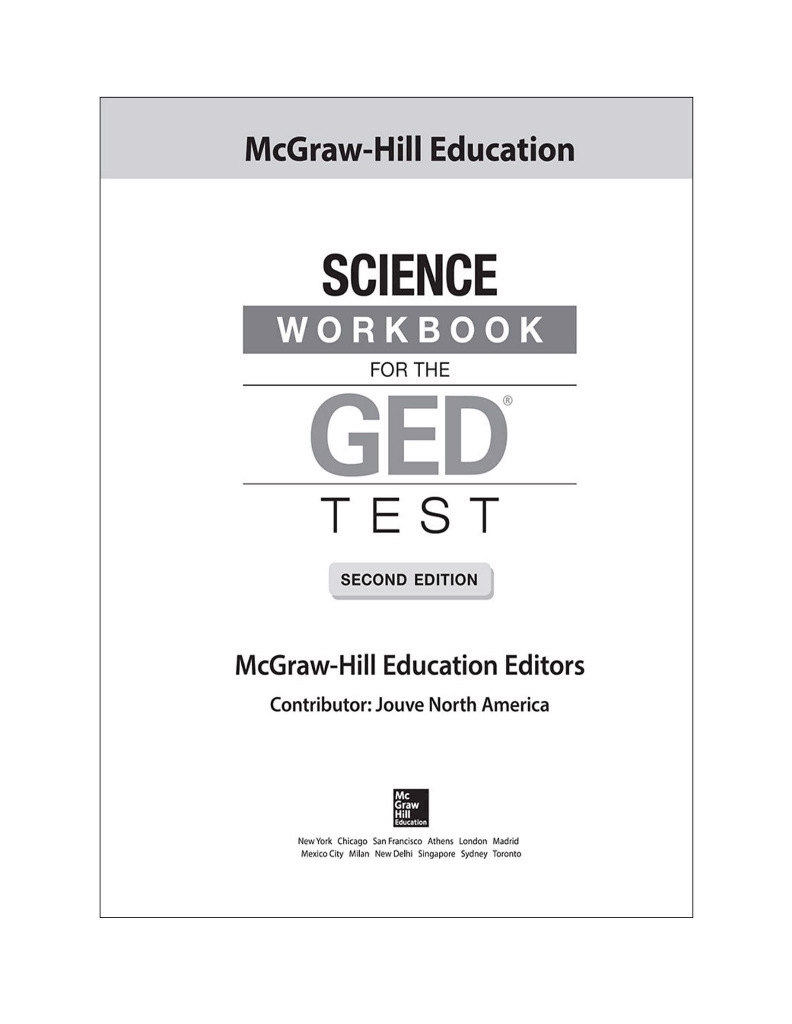 McGrawHill Education Science Workbook for the GED Test, 2nd Edition Ebooks Max30