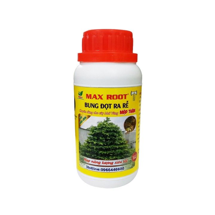 Phân bón giúp Bung đọt ra rễ phục hồi cây mai sau tết Max Root - chai 250ml