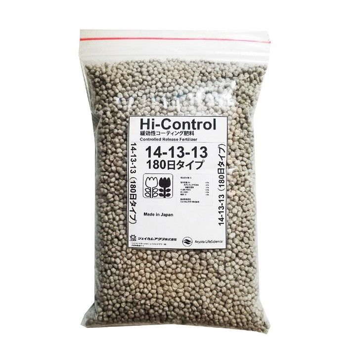 Phân chì tan chậm Nhật Bản Hi Control 14-13-13 cho hoa lan, cây kiểng, sen đá, xương rồng - 1kg