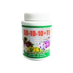 Phân bón đâm chồi mạnh, phát đọt nhanh, ra lá, phục hồi cây NPK 30-10-10 hũ 100g