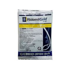 Thuốc trừ bệnh cây trồng Ridomil Gold 68WG lưu dẫn chống thối rễ thối thân, đọt, thán thư - 100g