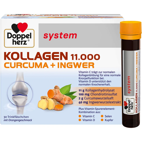 Collagen kết hợp Curcumin Doppelherz (hộp 30 ống).