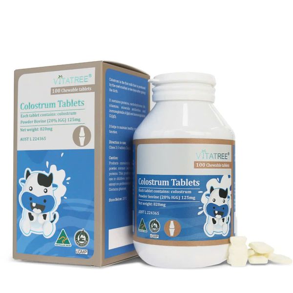 Viên sữa non Vitatree colotrum tablets 100 viên