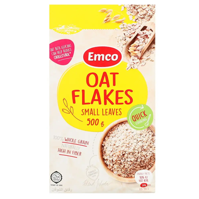 Yến mạch Emco hộp vàng 500g.