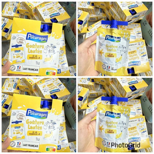 Váng sữa Paturages Pháp hương vani
