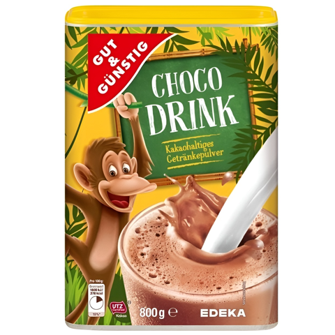 Bột cacao Choco Drink Gut & Gunstig Đức - hộp 800gr (1+).