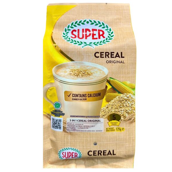 Ngũ cốc dinh dưỡng Super 3 in 1 vị truyền thống 125gr (25gx5 gói)