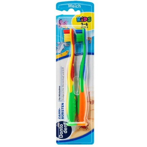 Set bàn chải Dontodent mua 1 tặng 1 (3-6 tuổi)