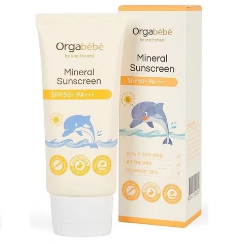 Kem chống nắng hữu cơ Orgabebe SPF 50PA+++ - Nội địa Hàn.