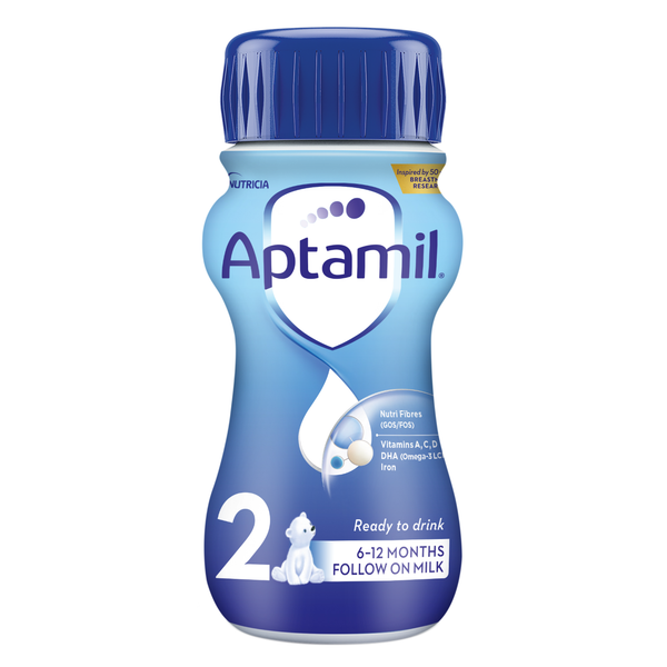 Sữa nước Aptamil số 2 từ 6-12 tháng lọ 200ml