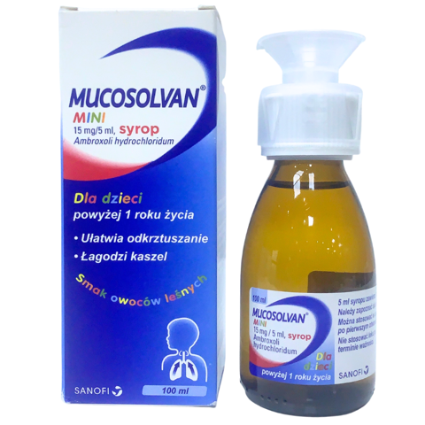Siro trị ho long đờm Mucosolvan 100ml.