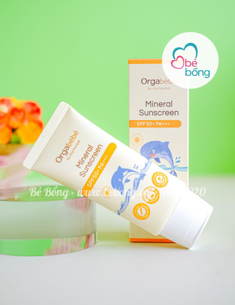 Kem chống nắng hữu cơ Orgabebe SPF 50PA+++ - Nội địa Hàn.