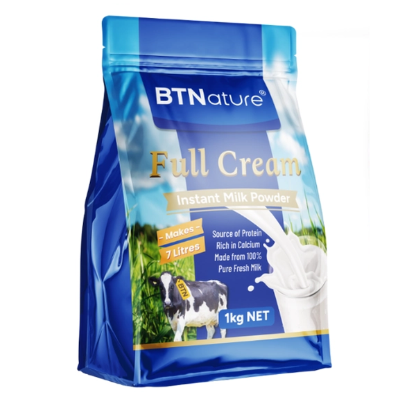 Sữa bột nguyên kem BTNature túi 1kg