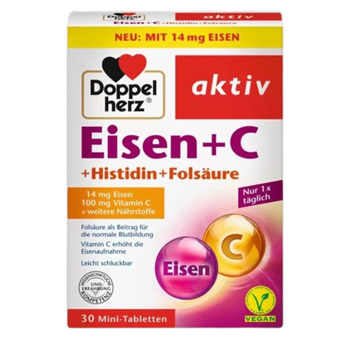 Viên uống sắt vitamin C Doppelherz 30 viên.