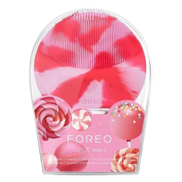 Máy rửa mặt Foreo Luna Mini 2 màu hồng đỏ.
