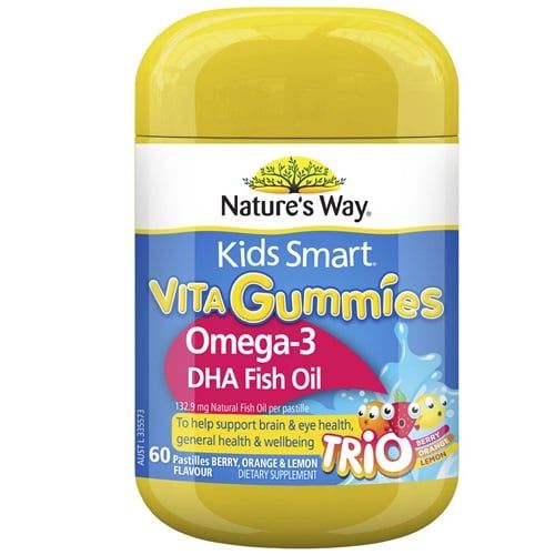 Kẹo gummy Omega-3 DHA fish oil Nature's Way