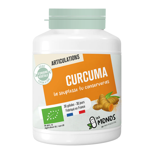 Tinh bột nghệ Curcumin Organic Pháp 30 viên.