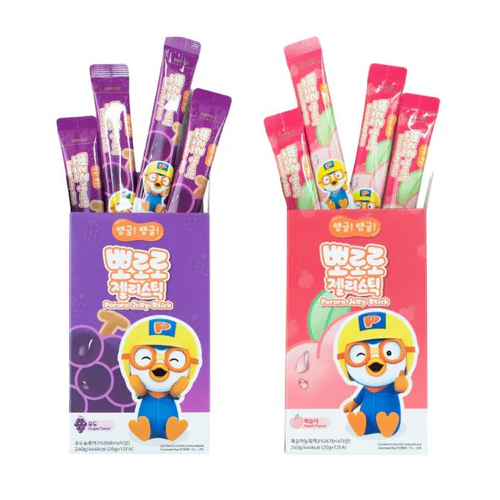 Thạch trái cây Pororo hộp 12 gói – Bé Bồng