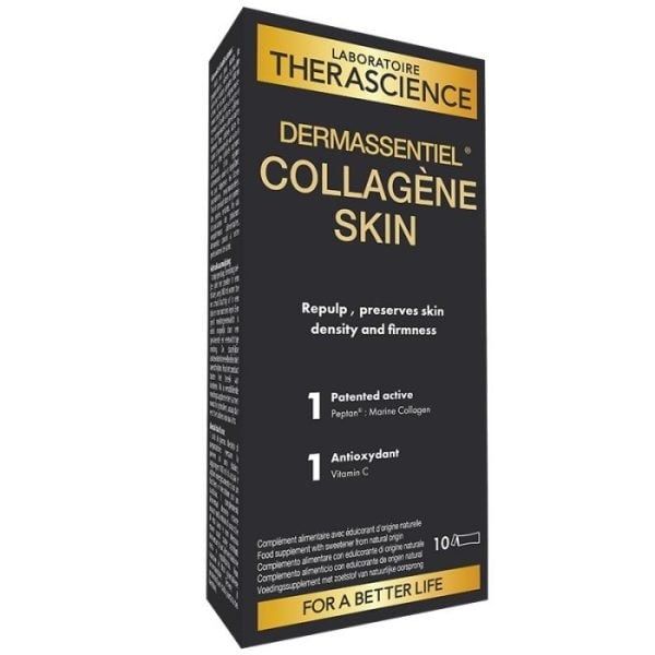 Collagen Peptan Dermassentiel dạng bột hộp 10 gói