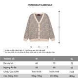 MONOGRAM CARDIGAN