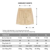 CORDUROY SHORT SS02