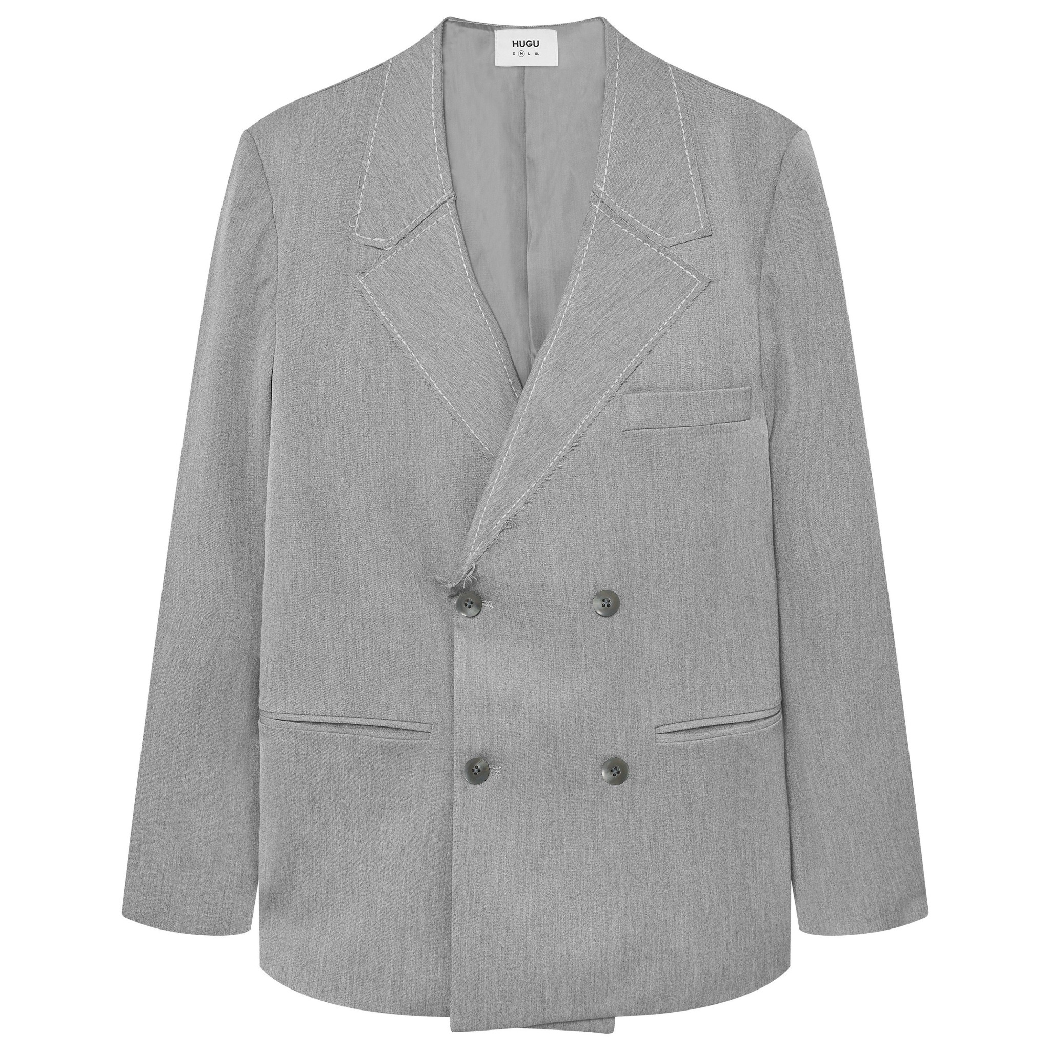 GREY BLAZER HUGU