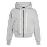 BASIC BOXY ZIP HOODIE