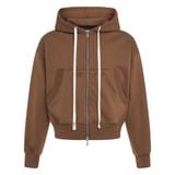 BASIC BOXY ZIP HOODIE