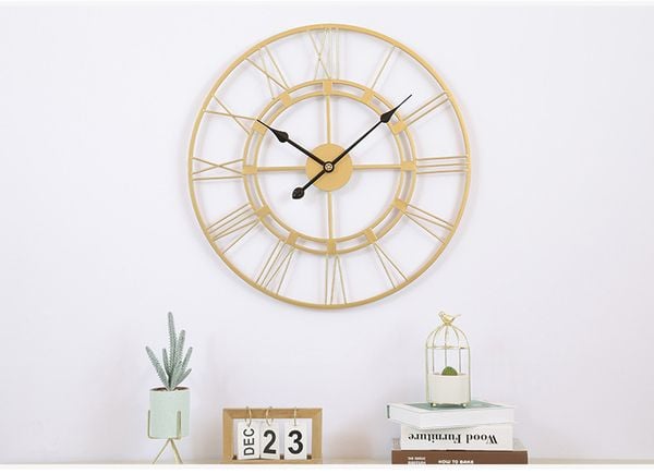  ĐỒNG HỒ KHUNG SẮT LA MÃ 