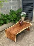  BÀN TRÀ GỖ ME TÂY 128 x 60 - 70 x 30 cm 