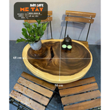  BÀN CAFE GỖ ME TÂY 