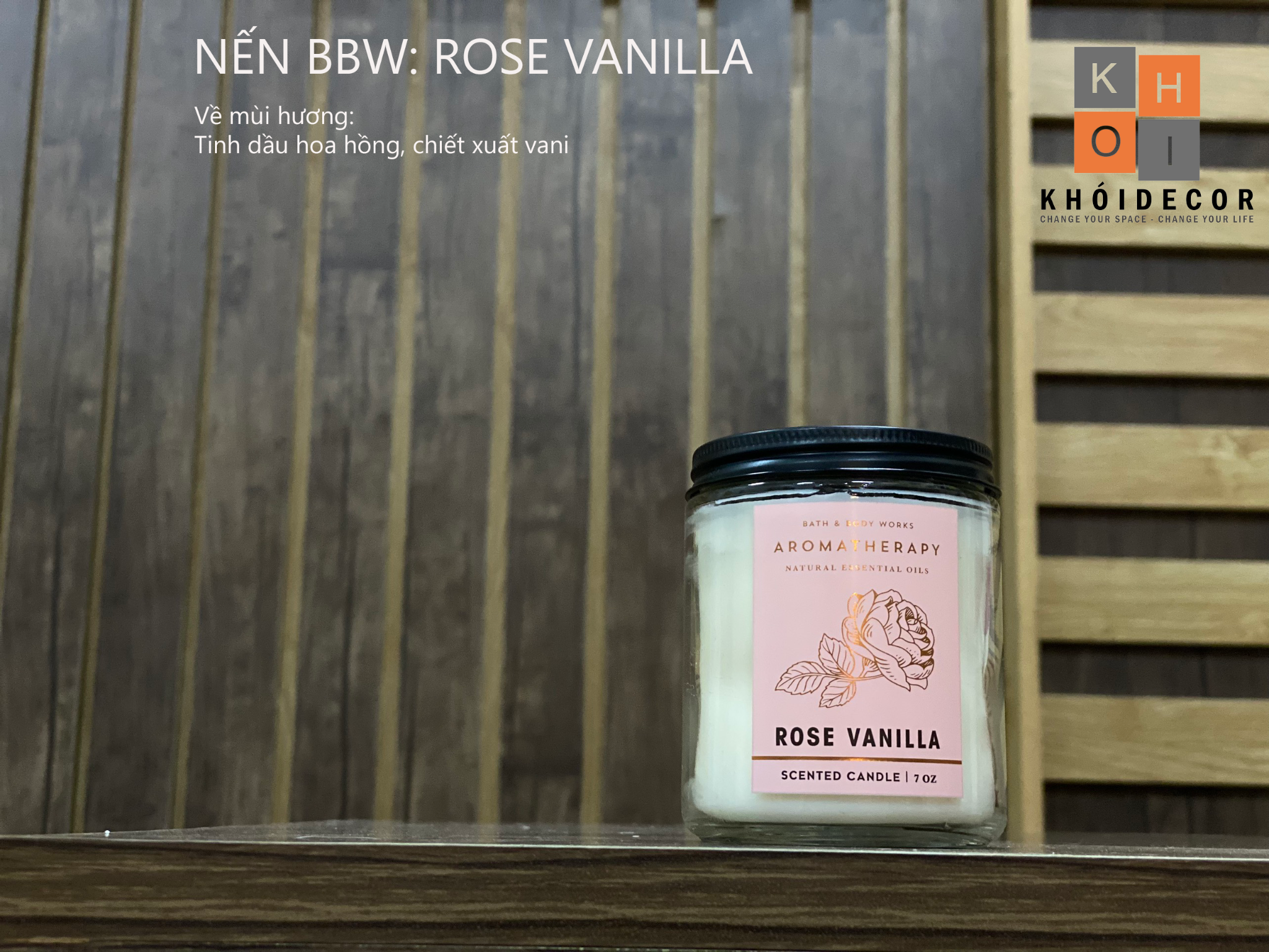  NẾN BBW: ROSE VANILLA 